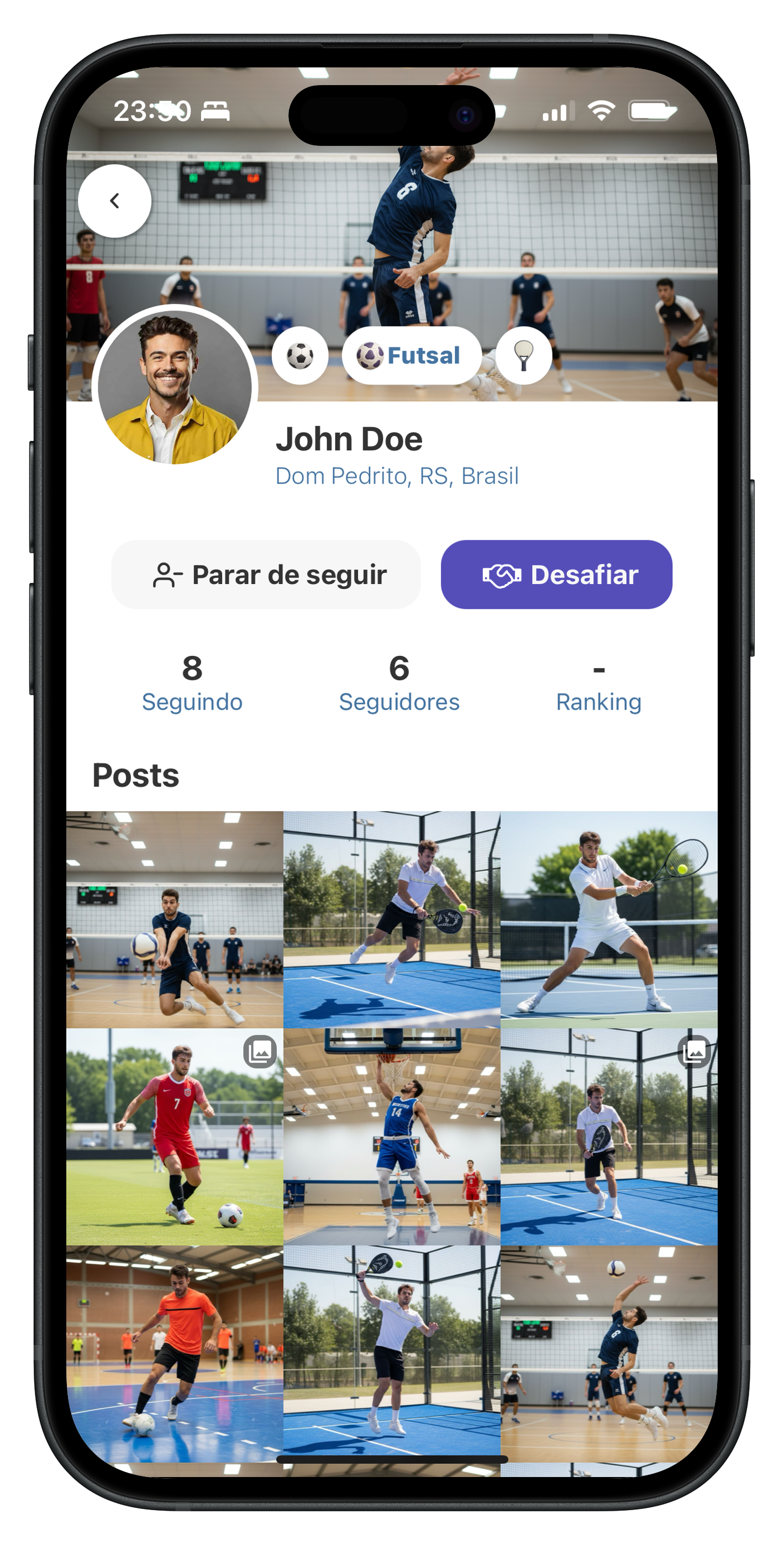 Ranking e Desafios no Buzke